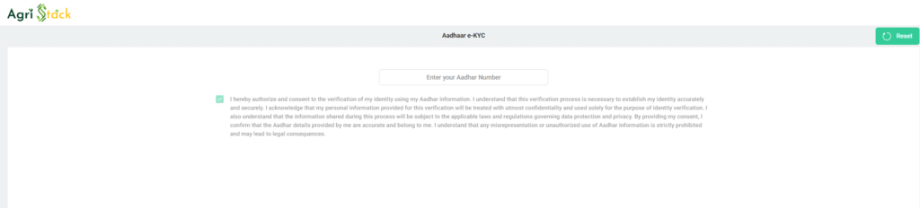 UPFR Agristack Registration Process